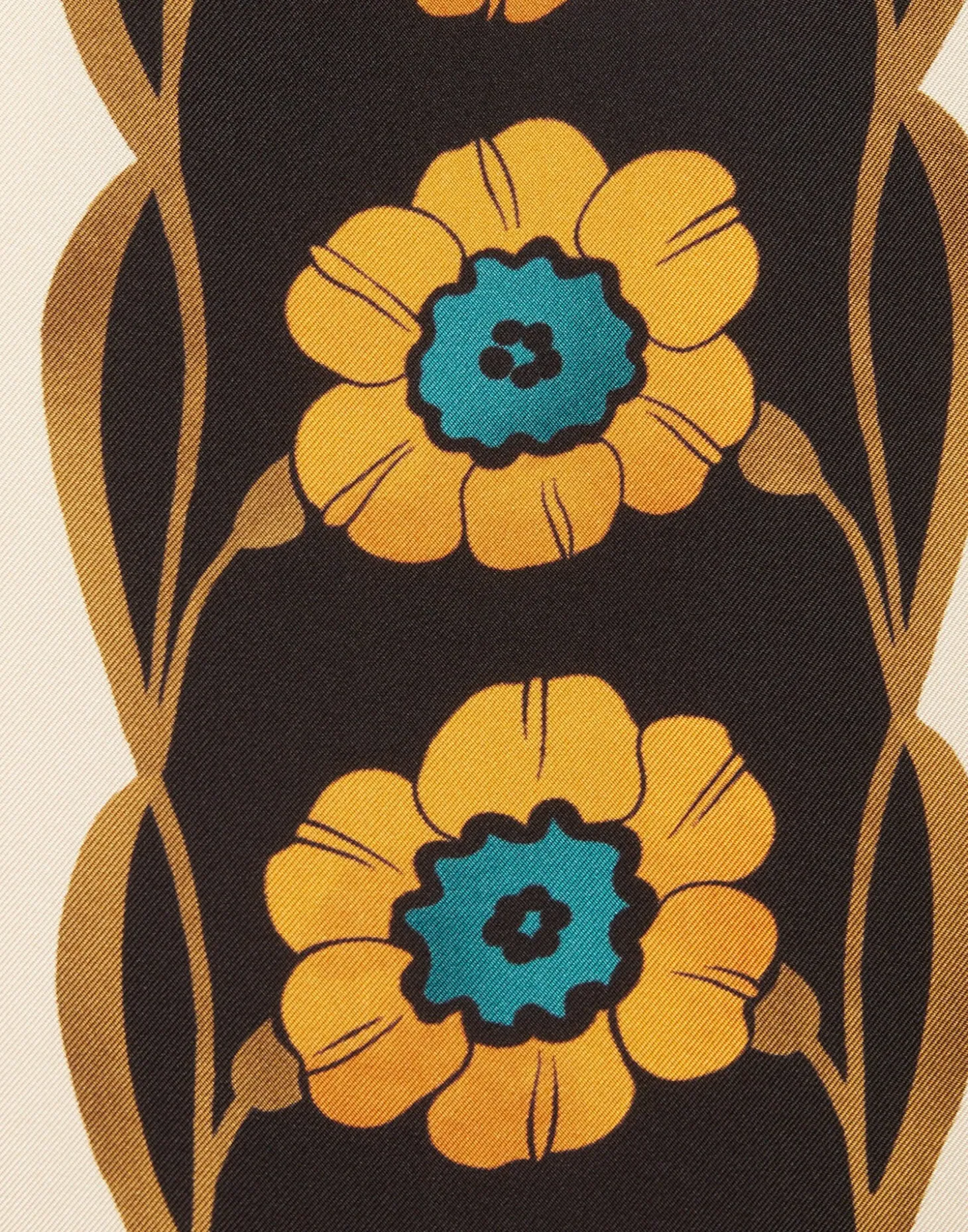 Palazzo PantsDaisychain Placée Orange in Silk Twill