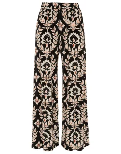 Palazzo PantsGhirlanda Black in Velvet Stretch