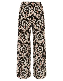 Palazzo PantsGhirlanda Black in Velvet Stretch