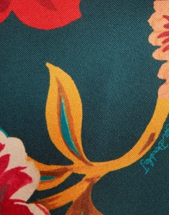 Palazzo PantsHottie Emerald in Silk Twill