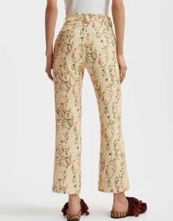 24/7 PantsPrimavera Cream in Tweed