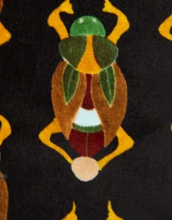 24/7 PantsScarab Black in Cotton Velvet