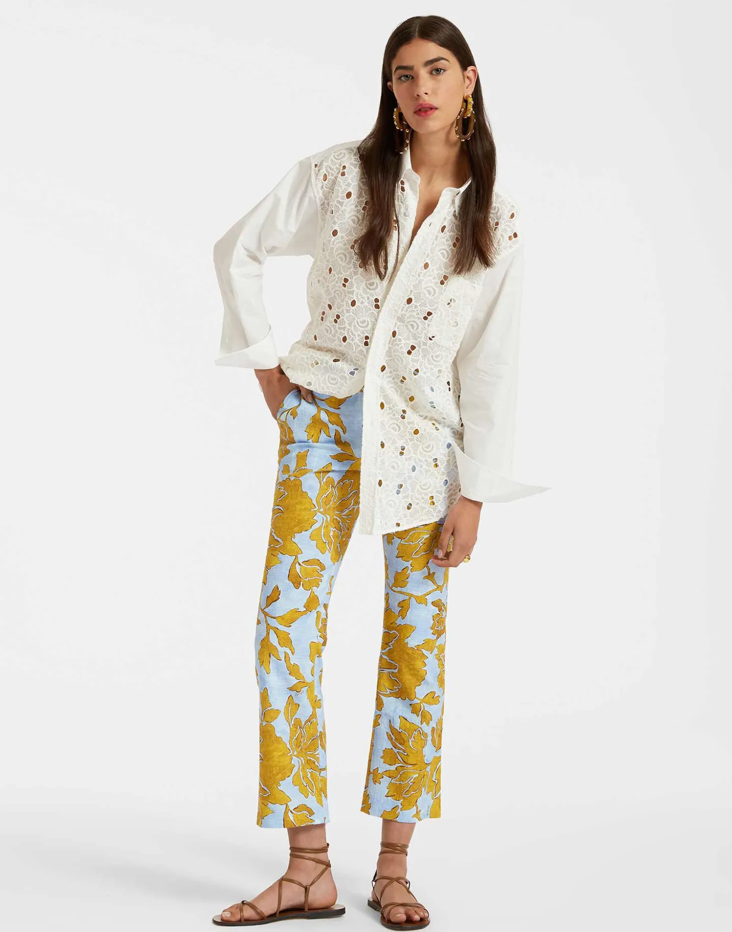 24/7 PantsTangle Light Blue in Shot Cotton