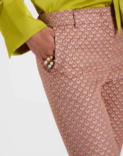 24/7 PantsTulip Pale Pink in Jacquard