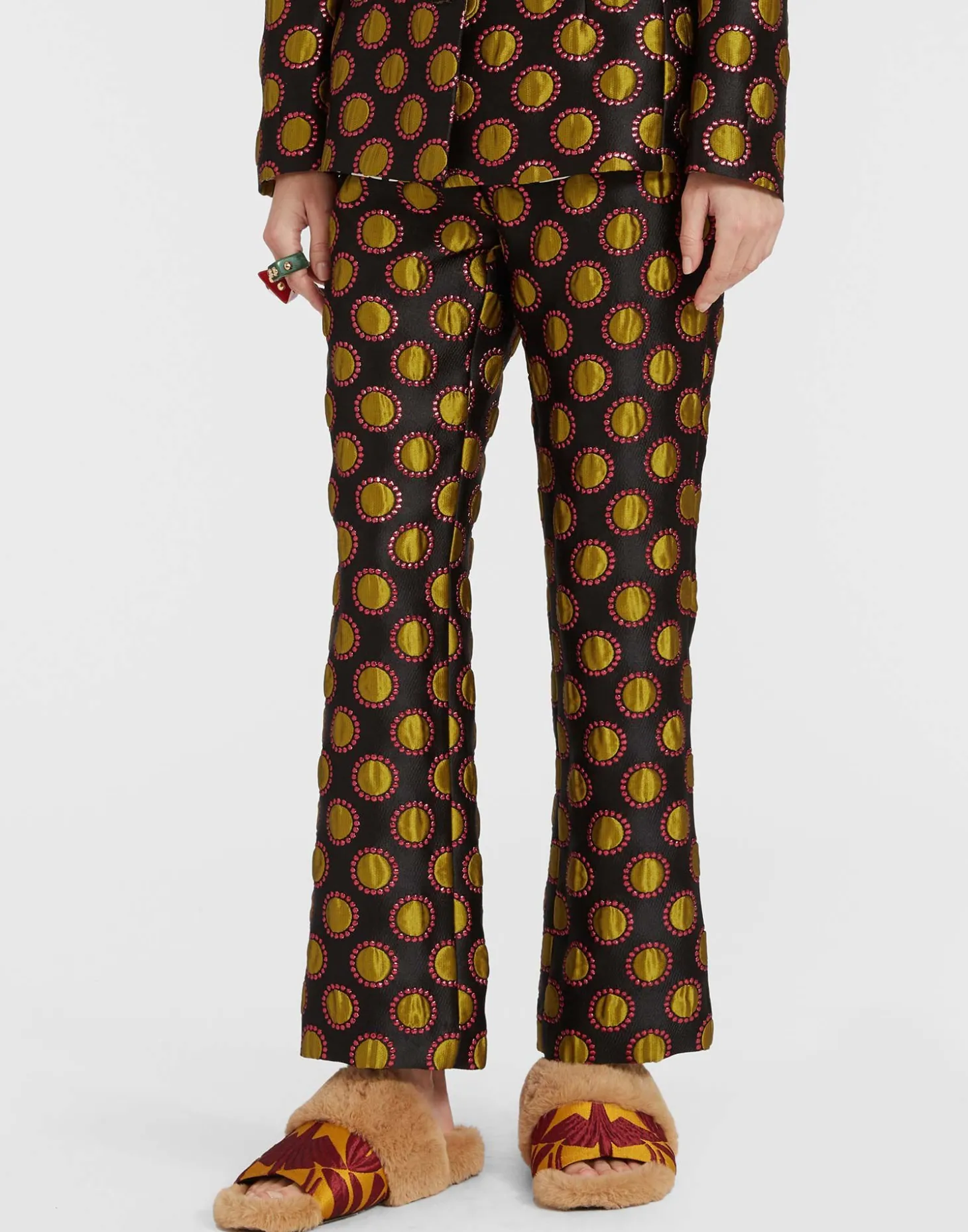24/7 PantsWinter Sun Black in Jacquard