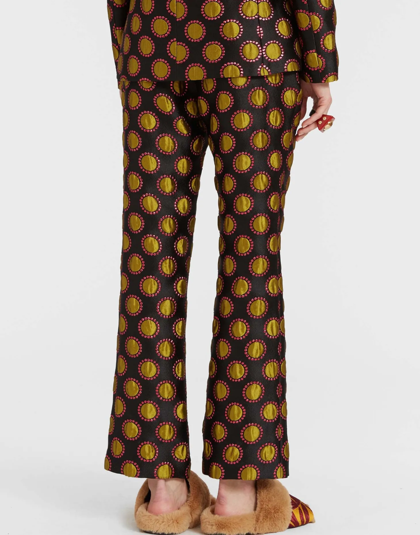 24/7 PantsWinter Sun Black in Jacquard