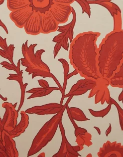 PareoDragonflower Plac&eacute;e Red in Silk Voile