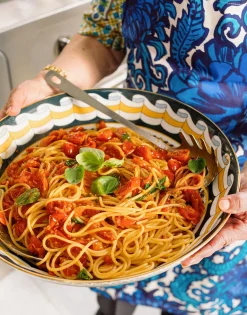 Pasta BowlNapoli in Porcelain