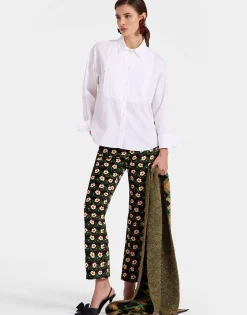 Peggy ShirtSolid White in Tailor Poplin