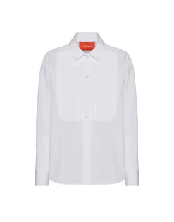 Peggy ShirtSolid White in Tailor Poplin