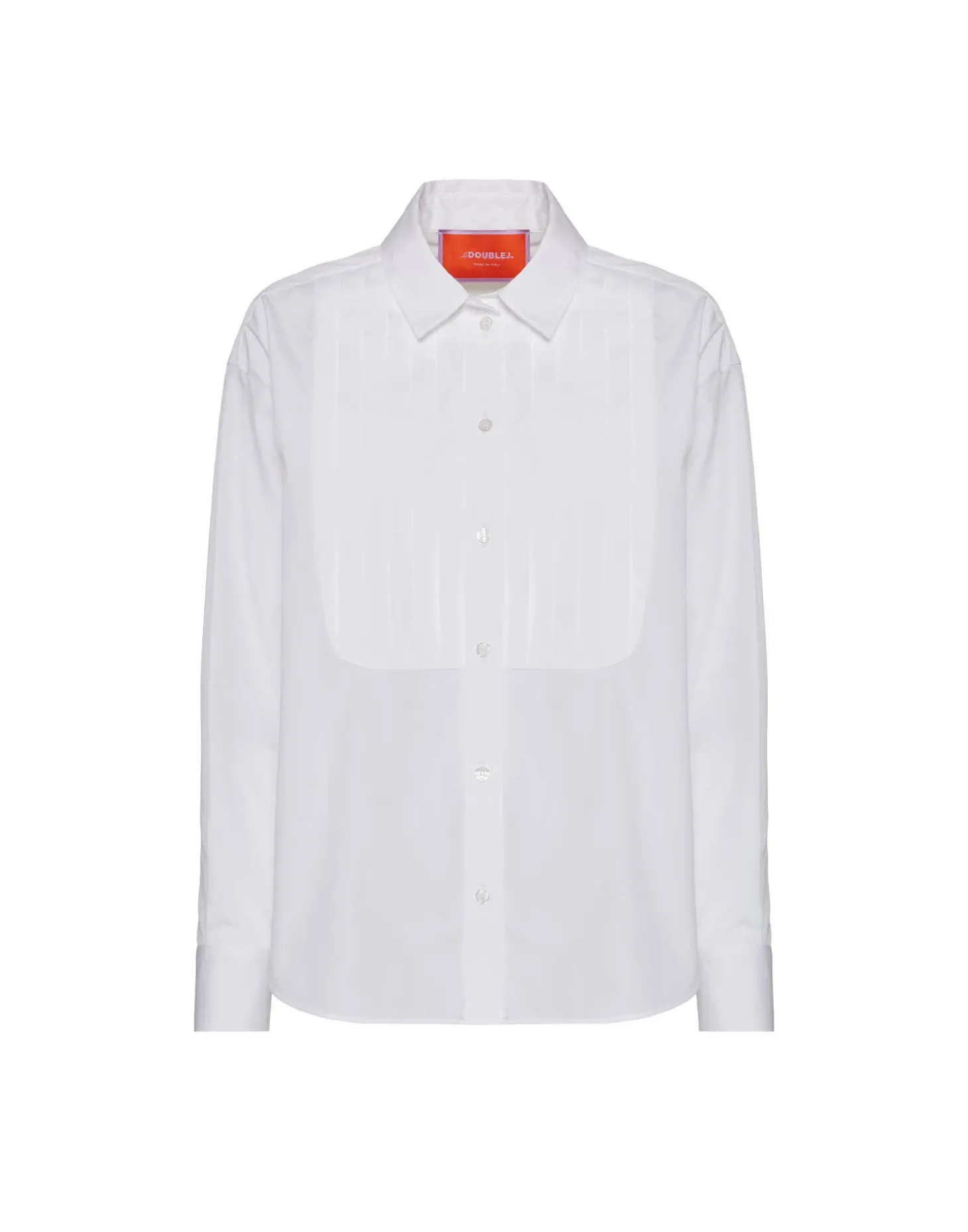 Peggy ShirtSolid White in Tailor Poplin
