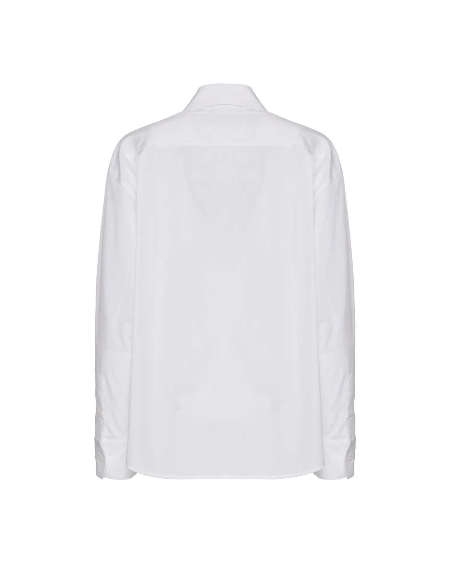 Peggy ShirtSolid White in Tailor Poplin