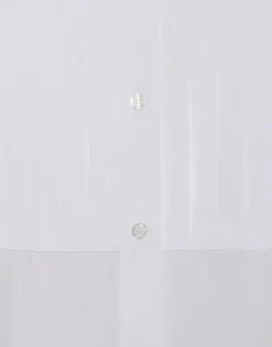 Peggy ShirtSolid White in Tailor Poplin