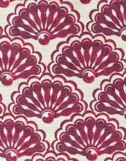 Pencil SkirtFans Purple in Shot Cotton