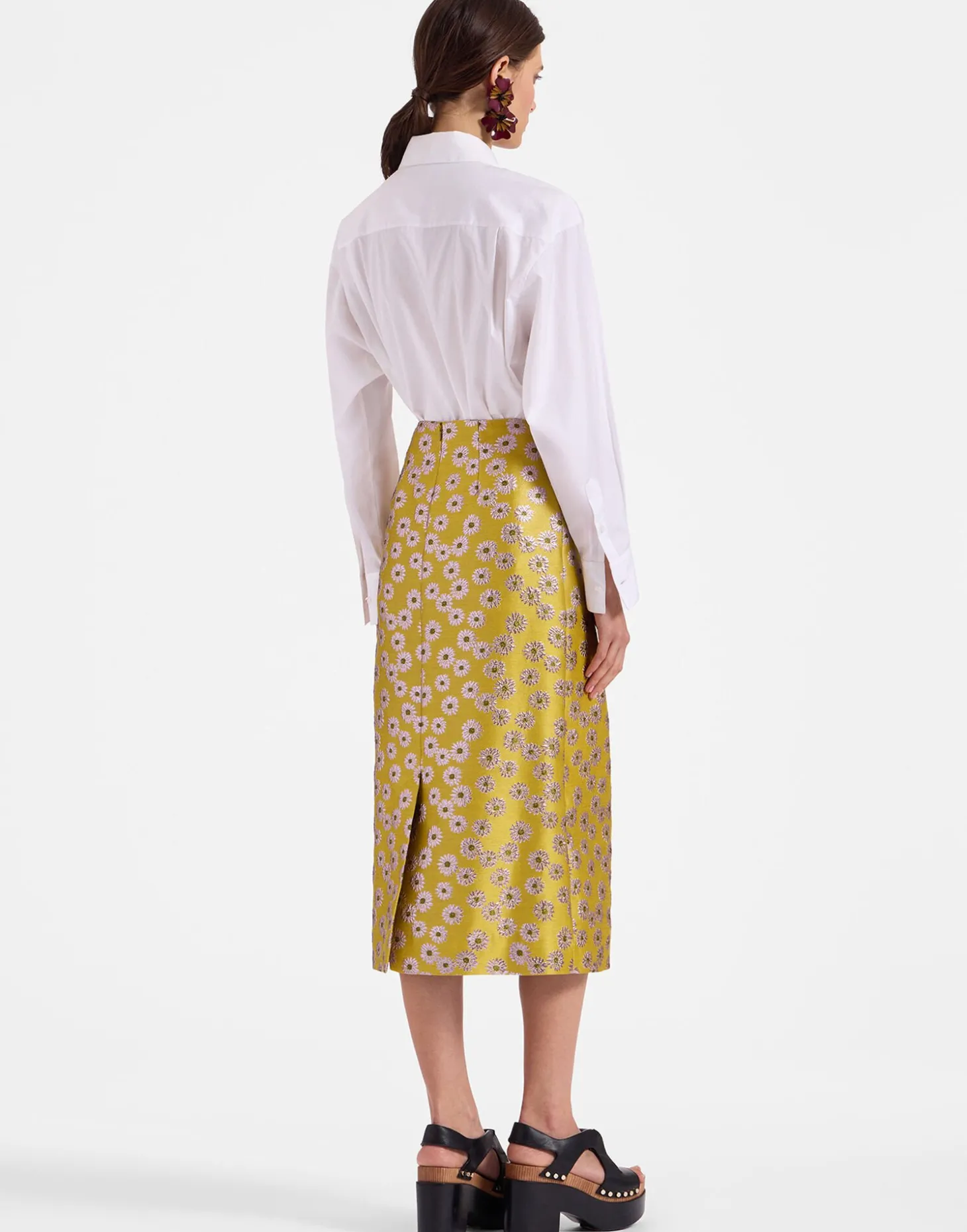 Pencil SkirtMargarita in Jacquard