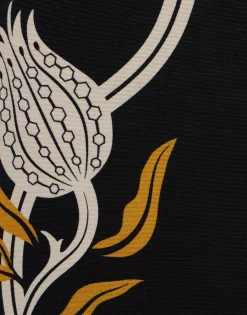 Pencil SkirtMelograno Black & White in Cady Wool