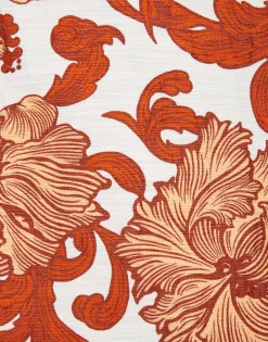 Pencil SkirtReef White in Shot Cotton