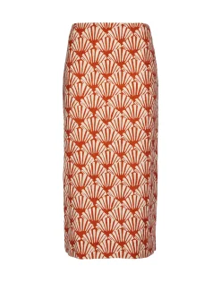 Pencil SkirtVentaglio in Shot Cotton