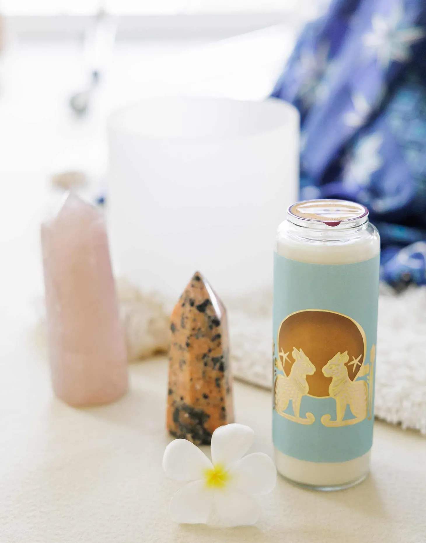 Pillar CandleBast in Glass