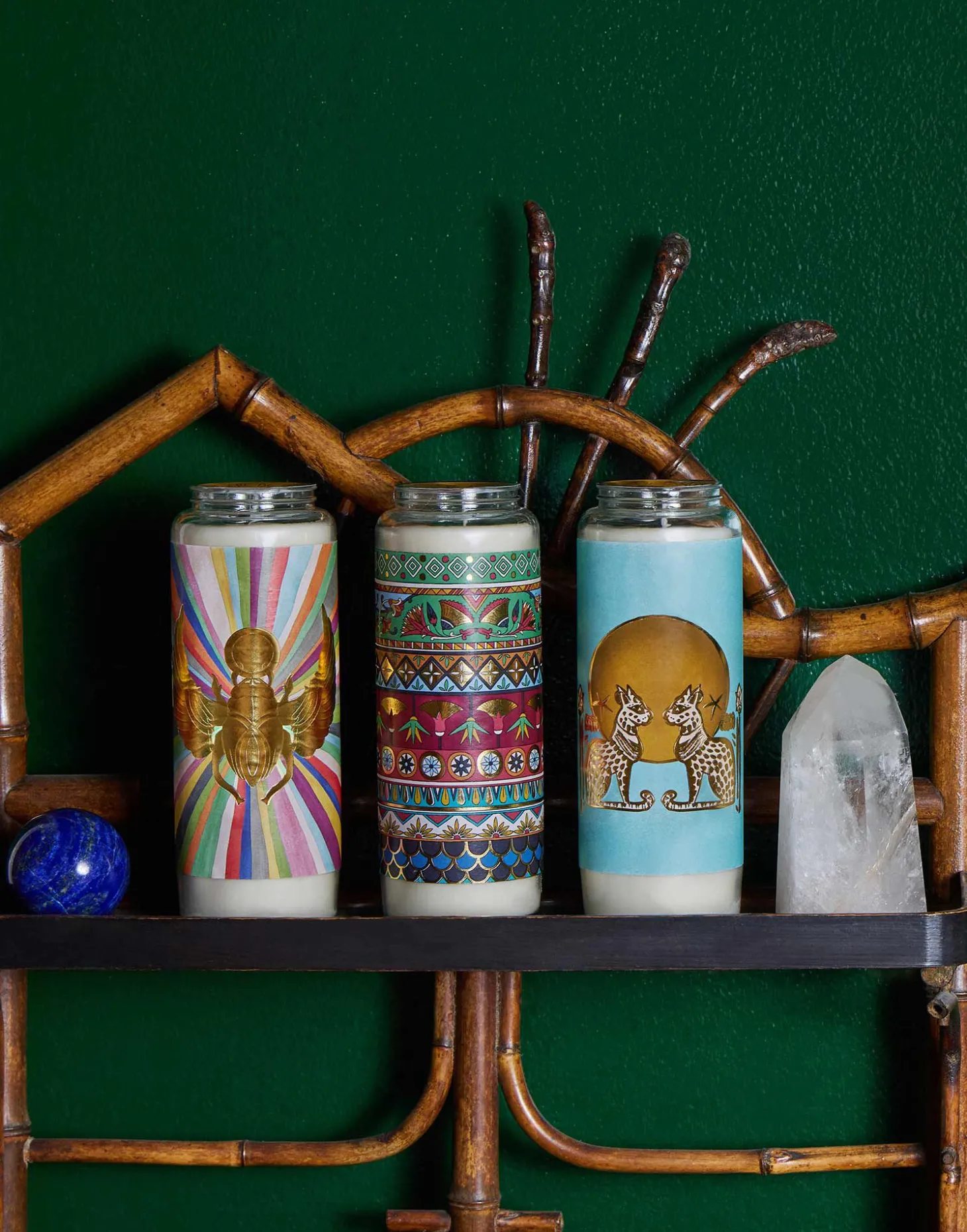 Pillar CandleNile in Glass