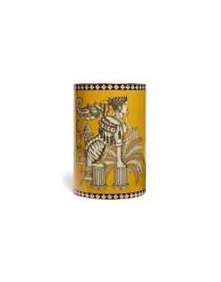 Pillar VaseThe Sphynx Saffron in Porcelain