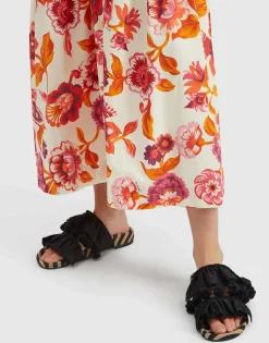 Pimento SlideSolid Black in Viscose & Jute