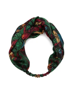 Pinup HeadbandNight Garden in Twill