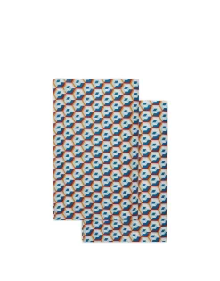 Placemat Set Of 2Cubi Blu in Linen