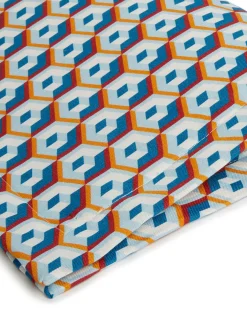 Placemat Set Of 2Cubi Blu in Linen