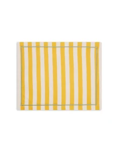 Placemat Set Of 2Riviera Giallo in Linen