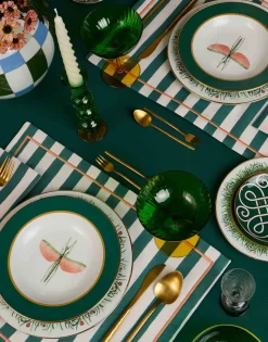 Placemat Set Of 2Riviera Green in Linen