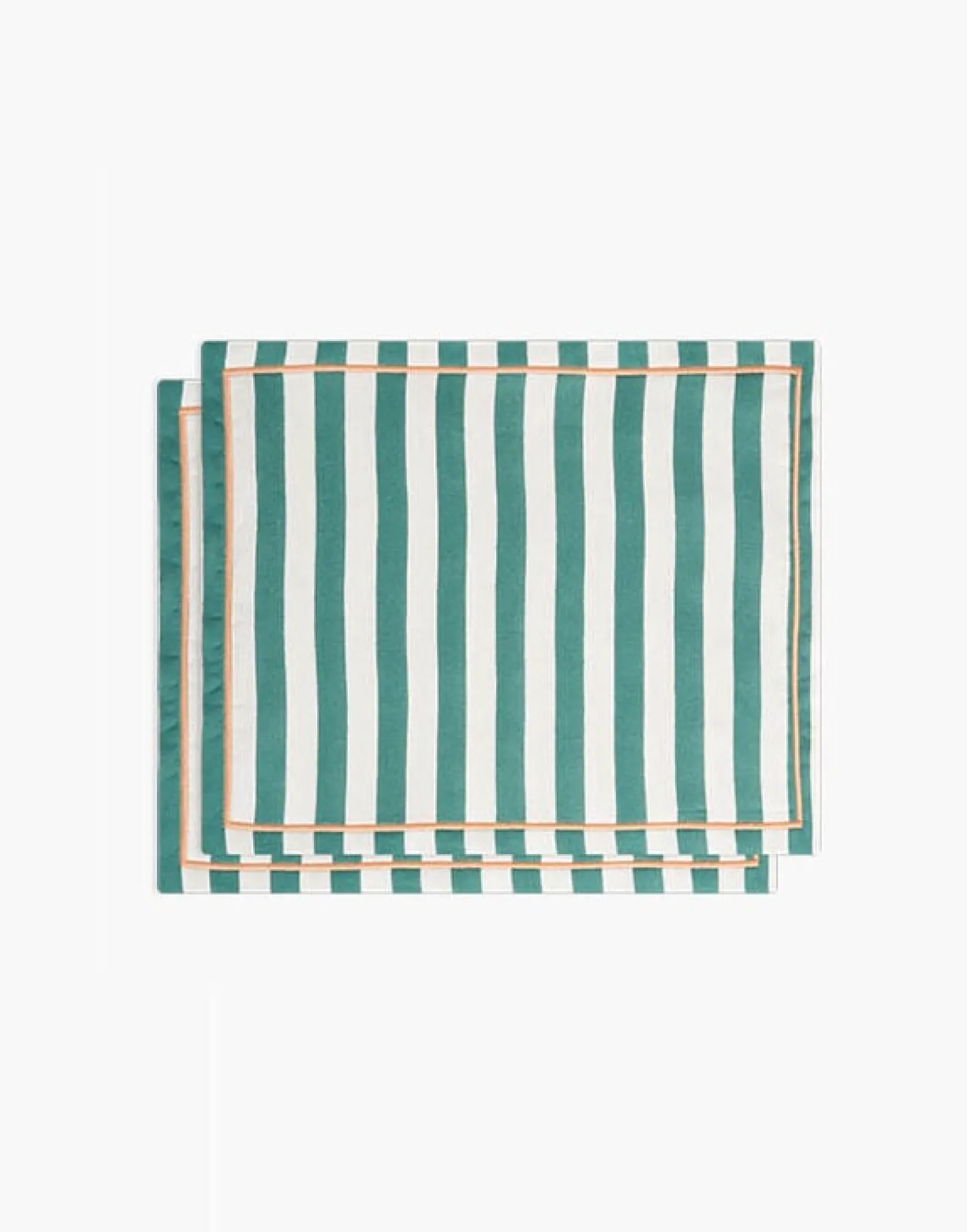 Placemat Set Of 2Riviera Green in Linen