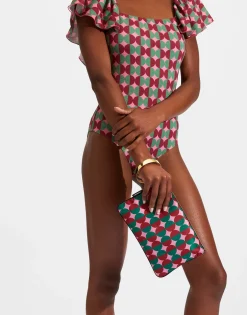 PochetteMezzaluna Pink in Duchesse