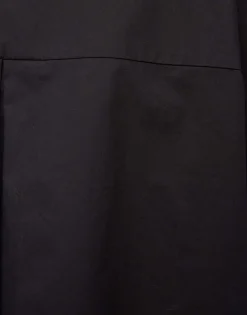 Poet ShirtSolid Black in Cotton Poplin