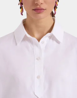 Poet ShirtSolid White in Tailor Poplin