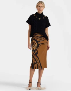 Portrait TopSolid Black in Chunky Wool