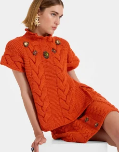 Portrait TopSolid Rust in Chunky Wool