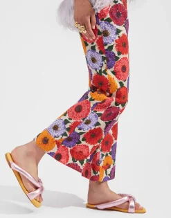 Precious SlidesSolid Yellow in Fake Fur