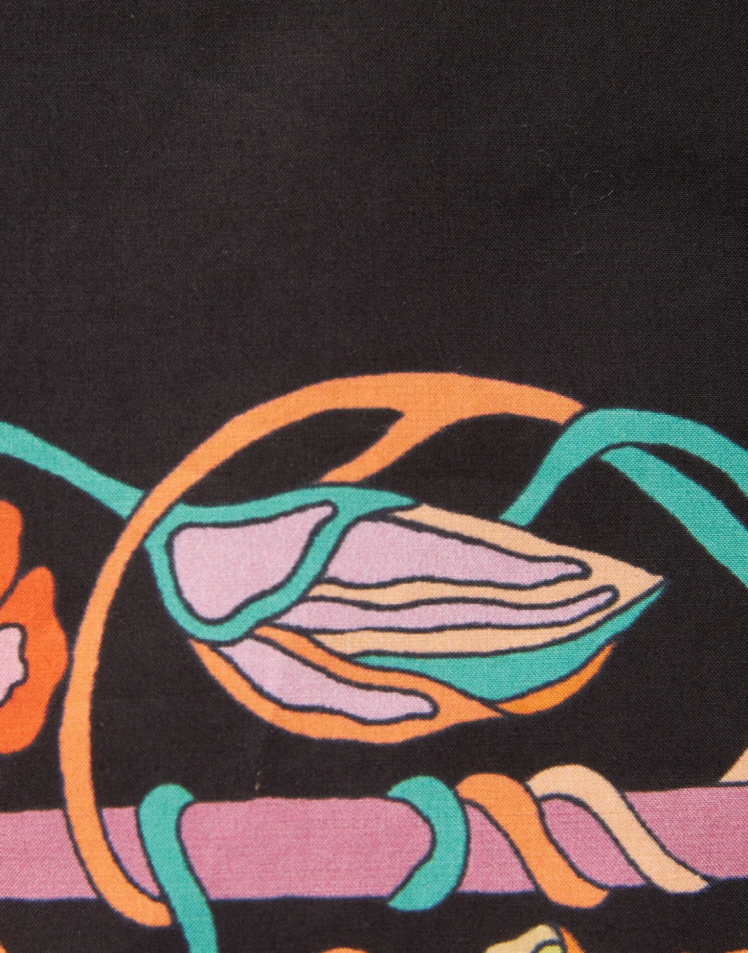 Pull-Up ShortsBorboni Placée Nero in Cotton Poplin