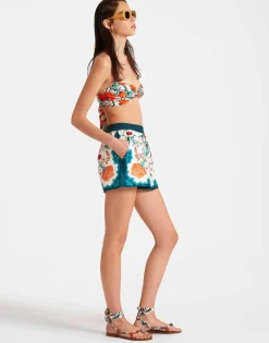 Pull-Up ShortsMorpheus Orange in Silk Twill
