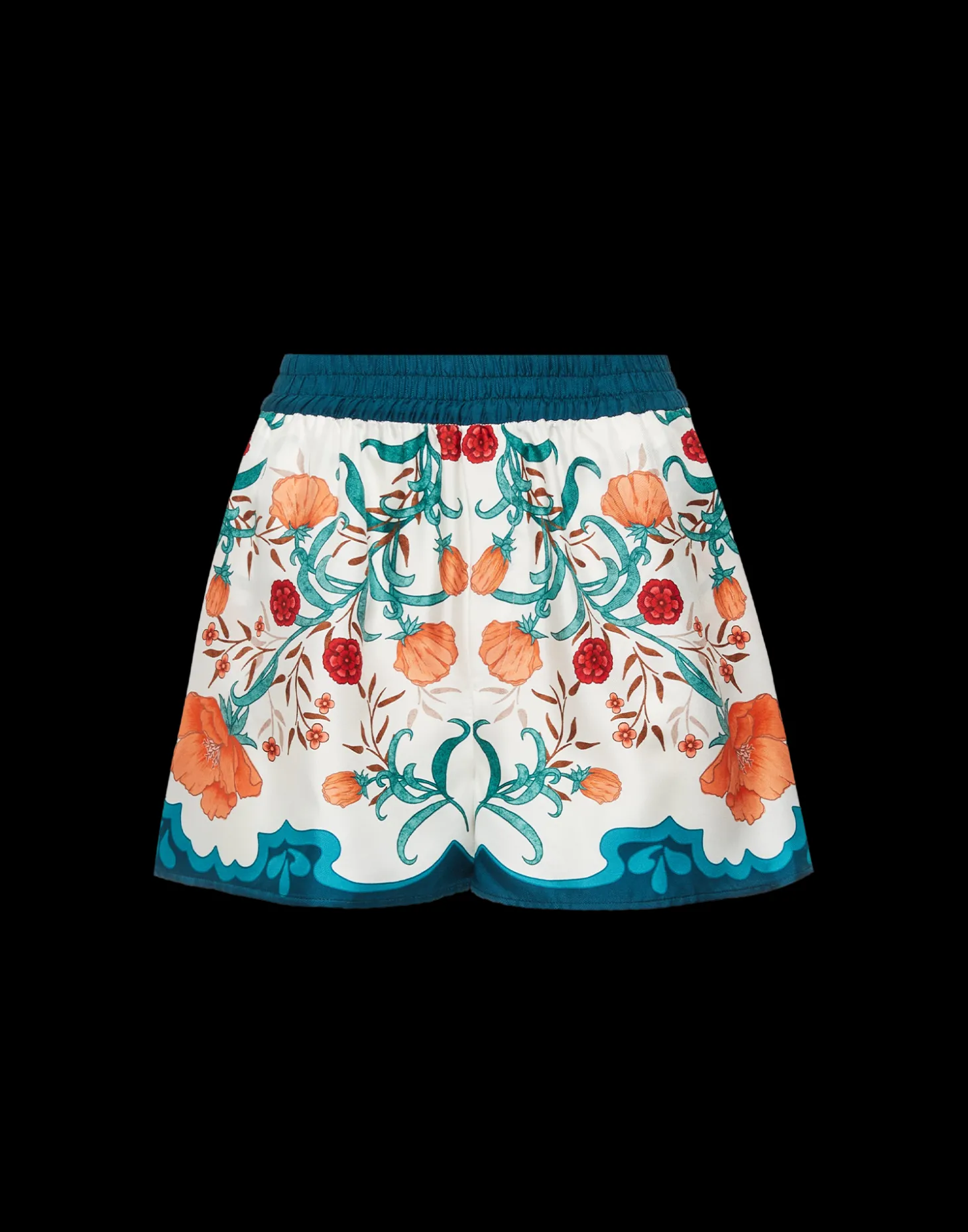 Pull-Up ShortsMorpheus Orange in Silk Twill