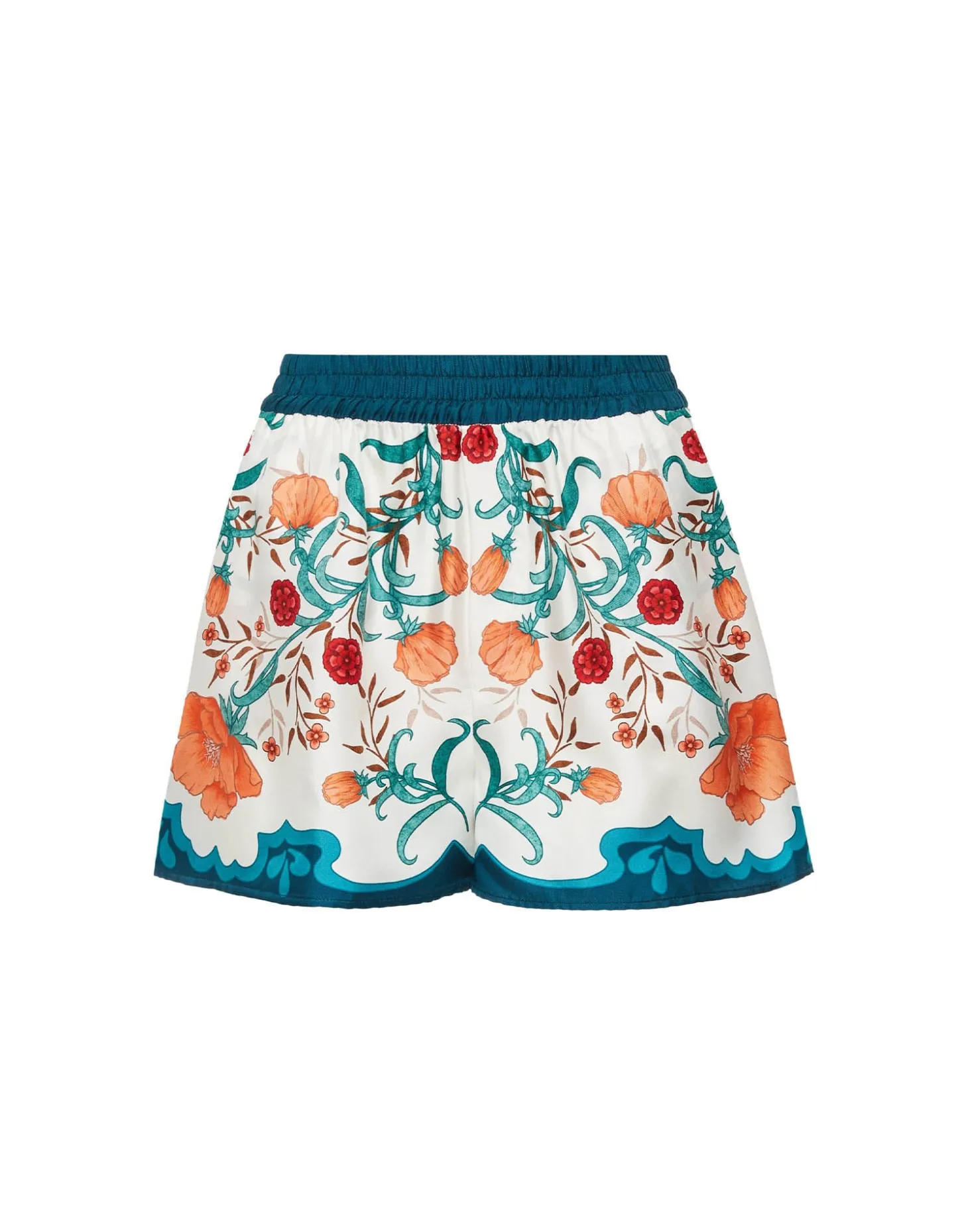 Pull-Up ShortsMorpheus Orange in Silk Twill