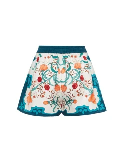 Pull-Up ShortsMorpheus Orange in Silk Twill