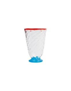 Quilted Glasses Set Of 4Multicolor in Murano Glass