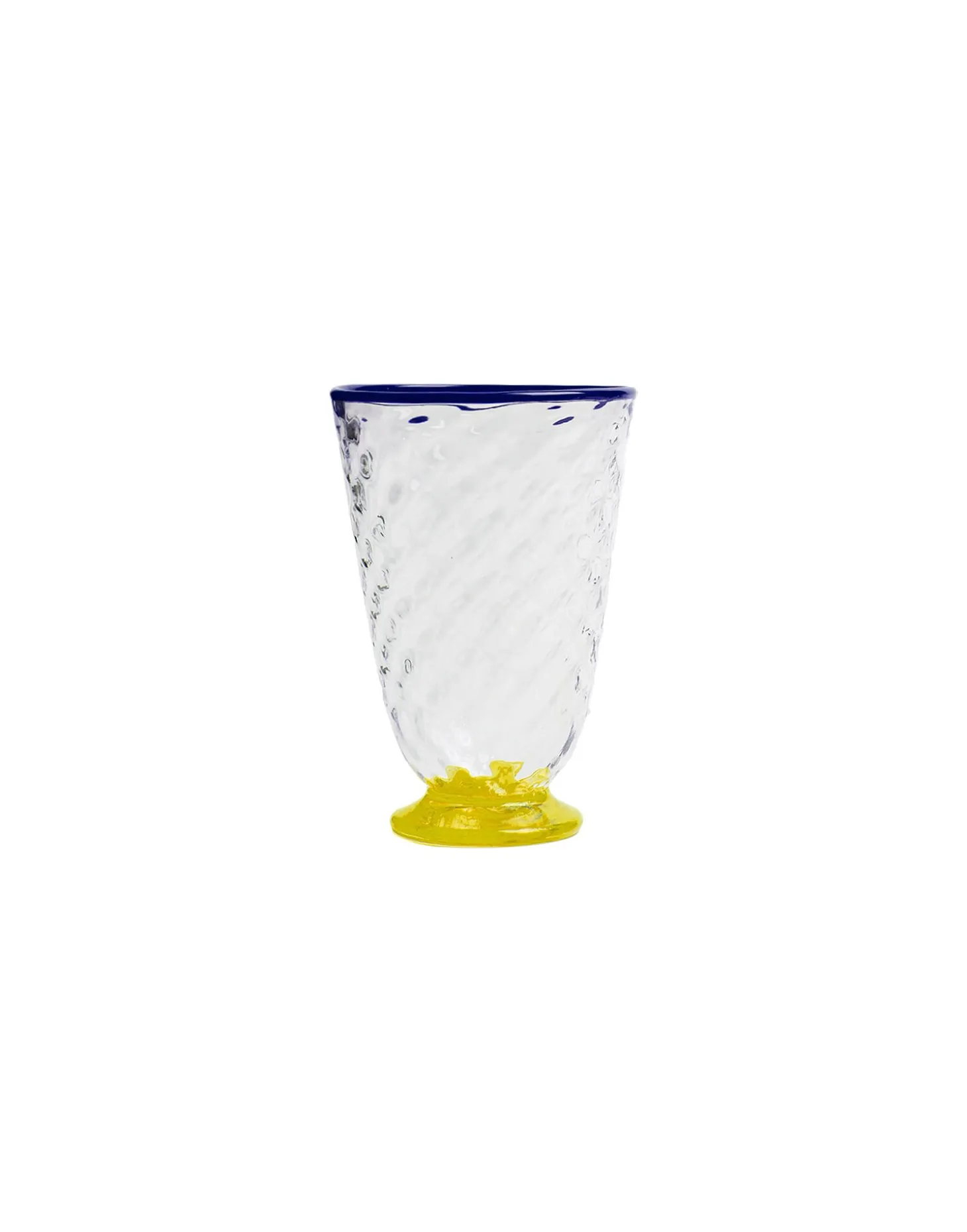 Quilted Glasses Set Of 4Multicolor in Murano Glass