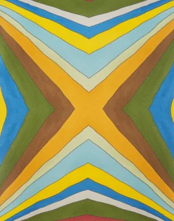 Racer DressRainbow Plac&eacute;e in Envers Satin