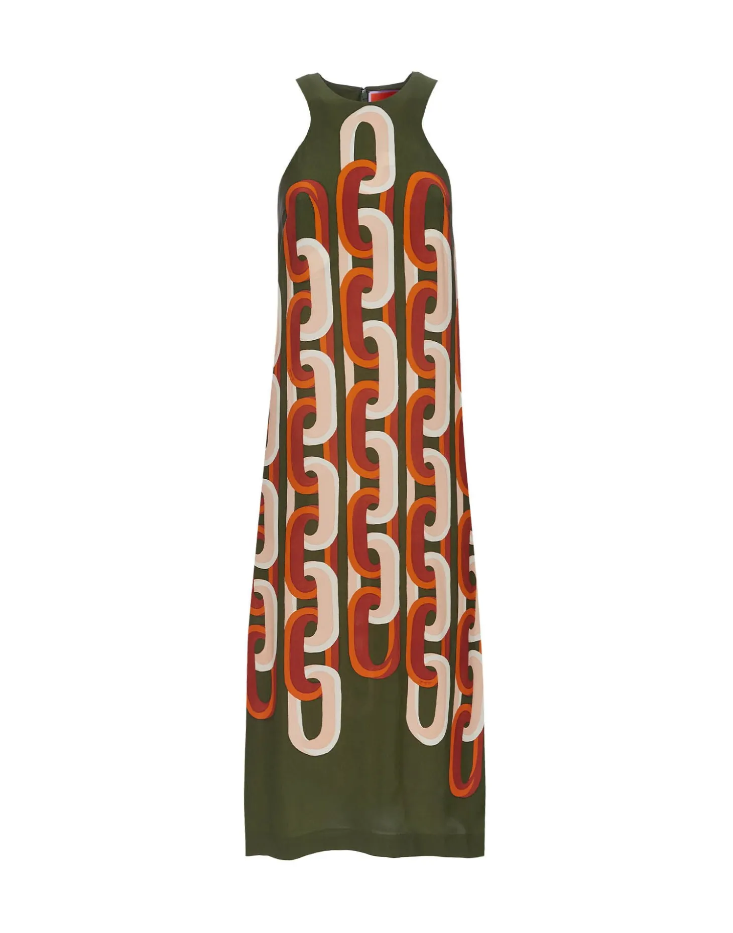 Racer Midi DressPrometheus Placée Camouflage in Sablé