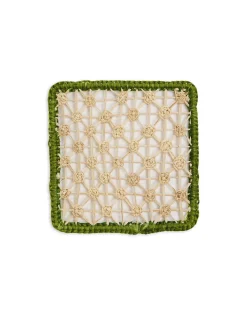 Raffia Coaster Set Of 4Mixed in Iraca