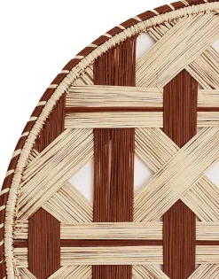 Raffia Placemats Set Of 2Napoli Cioccolato in Iraca