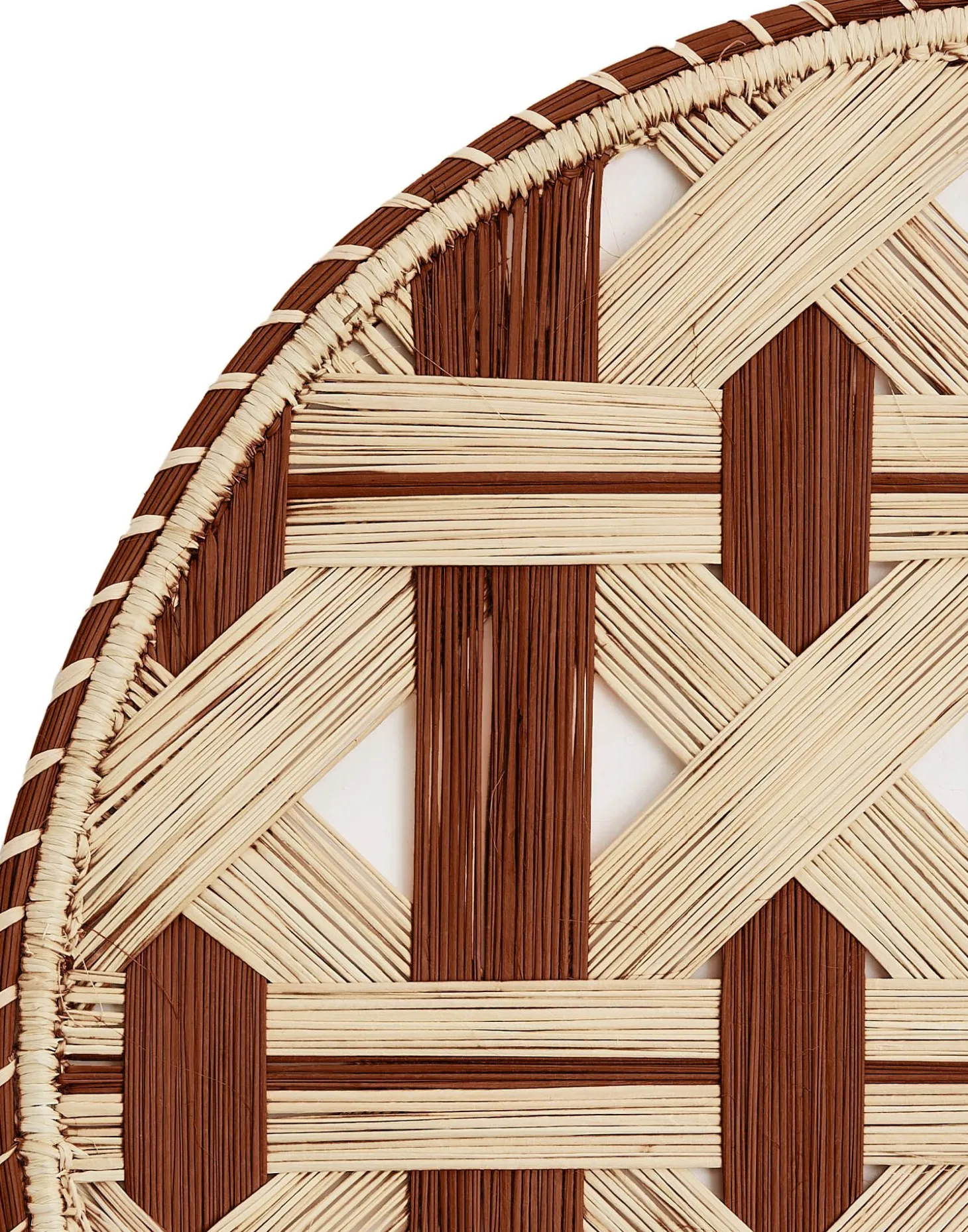 Raffia Placemats Set Of 2Napoli Cioccolato in Iraca